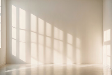 Obraz premium White minimalist space background