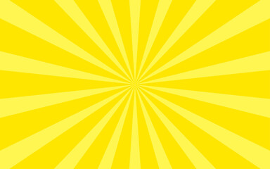 黄色の放射状の線
