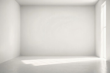 White minimalist space background