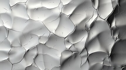 This abstract artwork captures a close-up of a cracked surface, revealing a unique and intricate pattern that conveys a sense of chaotic beauty