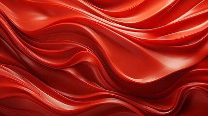 Obraz premium This abstract maroon, red, and peach fabric swirls and dances in a passionate display of color, creating a vibrant and dynamic visual experience