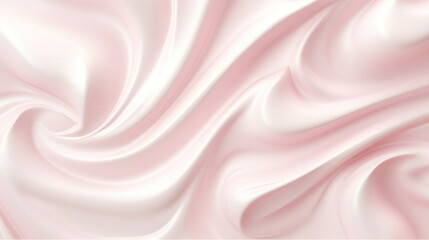 Obraz premium Pink creamy texture with soft waves