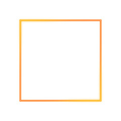 orange line square light