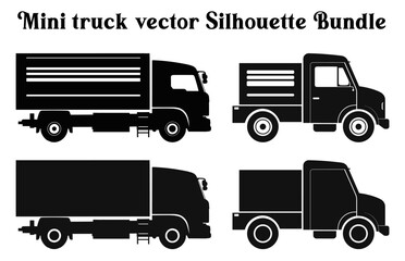 Vector Car Silhouettes Bundle, Set of Car vector silhouette Clipart