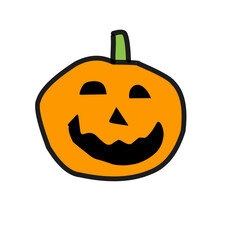 Halloween with cute and spooky characters and stuff