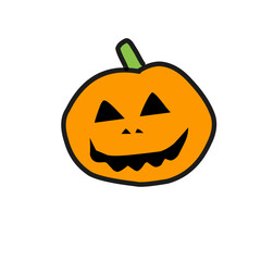 Halloween with cute and spooky characters and stuff