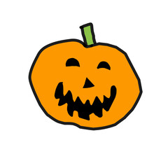 Halloween with cute and spooky characters and stuff