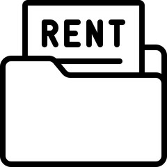 Rental Document Folder Icon