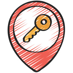 Key Location Icon