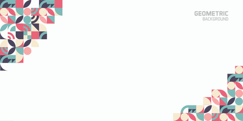 Abstract geometric background with pastel colours, aesthethic, clean, and minimalist design.
You can use it for other purposes, like a banner, presentation, wallpaper, greetings, and others.