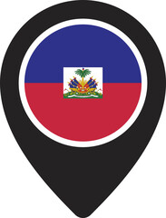 Obraz premium Country Flag Location Icon