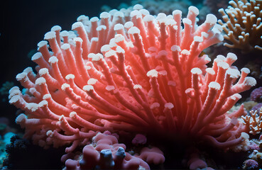 red coral reef