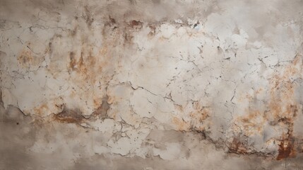 Vintage old background in gray beige color. Semi-concrete wall with plaster texture.