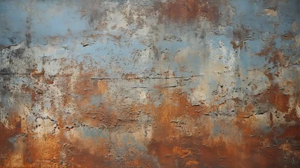 Zelfklevend Fotobehang Rusty metal background © savvalinka