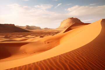 Fototapeta na wymiar the empty quarter and outdoor sand dune in old desert 