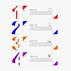 Infographic design template with place for your data. Vector illustration.