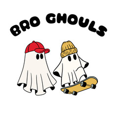 Bro Ghouls Halloween Design