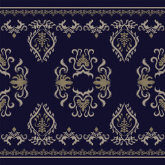 vector beautiful seamless floral pattern eps 10
