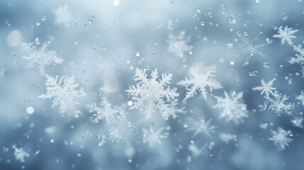 close up snowflake