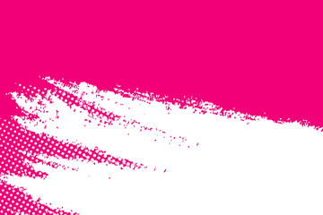 Abstract grunge halftone background. Comic book pink pop art design. Grunge halftone trendy texture