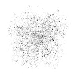 Pieces of destructed Shattered glass. Royalty high-quality free stock PNG image of broken glass with sharp pieces. Break glass white and black overlay grunge texture abstract on transparent background