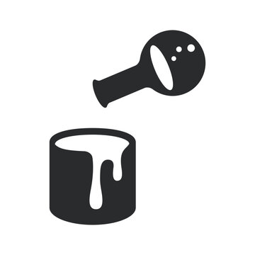 Colorant vector icon. Sulfate illustration symbol. Additive logo.