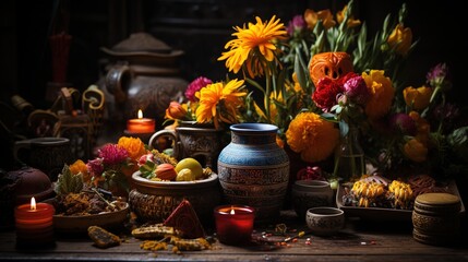 Fototapeta premium Day of the Dead, remembering the departed