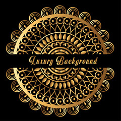 Luxury mandala background design