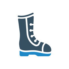 boot, footwear icon vector illustration