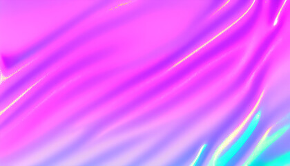 Obraz premium abstract background of holographic metallic foil, with colors neon, pink, concept graphic resources, generative ai