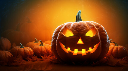 halloween, pumpkin, autumn, orange, holiday, lantern, october, face, jack-o-lantern, horror, jack, 