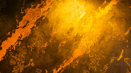 Orange wall texture. Abstract background for design with copy space.