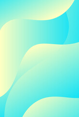 Abstract blue background with circles, Blue banner