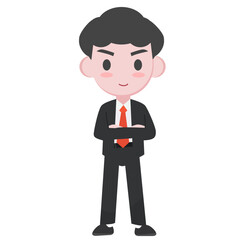 businessman in office