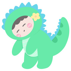 Baby child dinosaur 