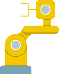 Industrial Robotic Arm Icon
