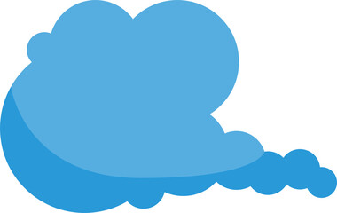 Blue Cloudscape Illustration
