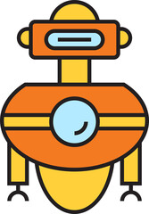 Robot Character Icon
