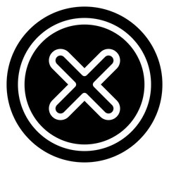 Fototapeta premium Error flat icon vector illustration 