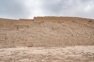 Huaca Pucllanain Miraflores, Lima, Peru.