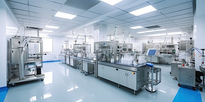 Pharmaceutical production laboratories