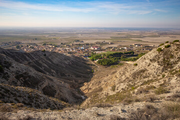El municipio de La Almolda en la Comarca de los Monegros en la provincia de Zaragoza 