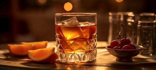 Drink old fashioned. 