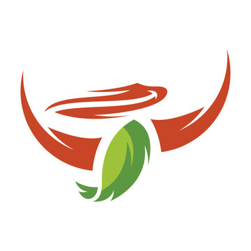 Abstract Toucan logo concept