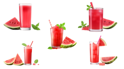 Watermelon, juice, tomato, drink, glass, food, red, vegetable, healthy, isolated, cocktail