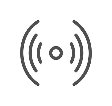 Audio and video related icon outline and linear vector.