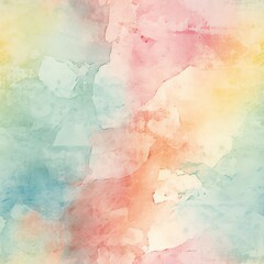 Obraz premium Seamless repeatable pattern of pastel acid wash, Watercolor Abstract Seamless background. 