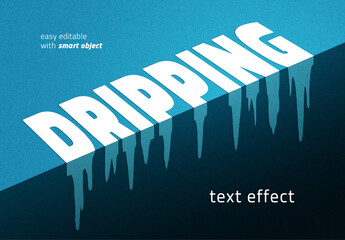 Dripping Text Effect