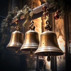 "Ringing in Faith: The Joyful Church Bells Experience." Ai generated.
