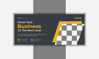 Digital marketing agency cover or social media banner